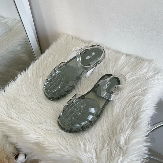 Trendy Jelly Platform Shoes with 2cm Insole – 90s-Inspired Melissa Obsessed Sandals