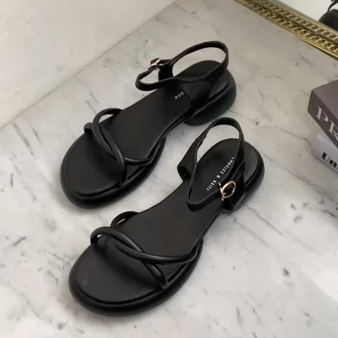 Charles & Keith Straps Comfy Foam Sole Sandals