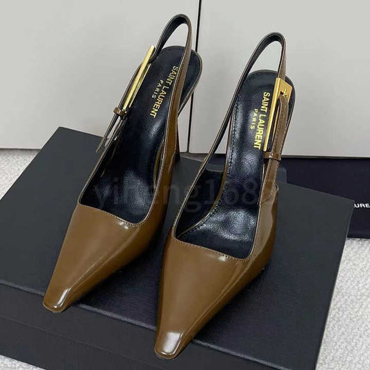 Pointy high heels female thin with the girl sexy rivets a word with temperament black overhead sandals