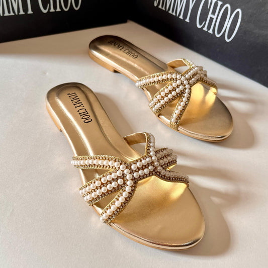 J_C Pearls Slipper